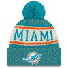 Chapeau - New Era - Nfl Sideline 2018 - Miami Dolphins - Doublure Polaire - Hiver - Sportswear