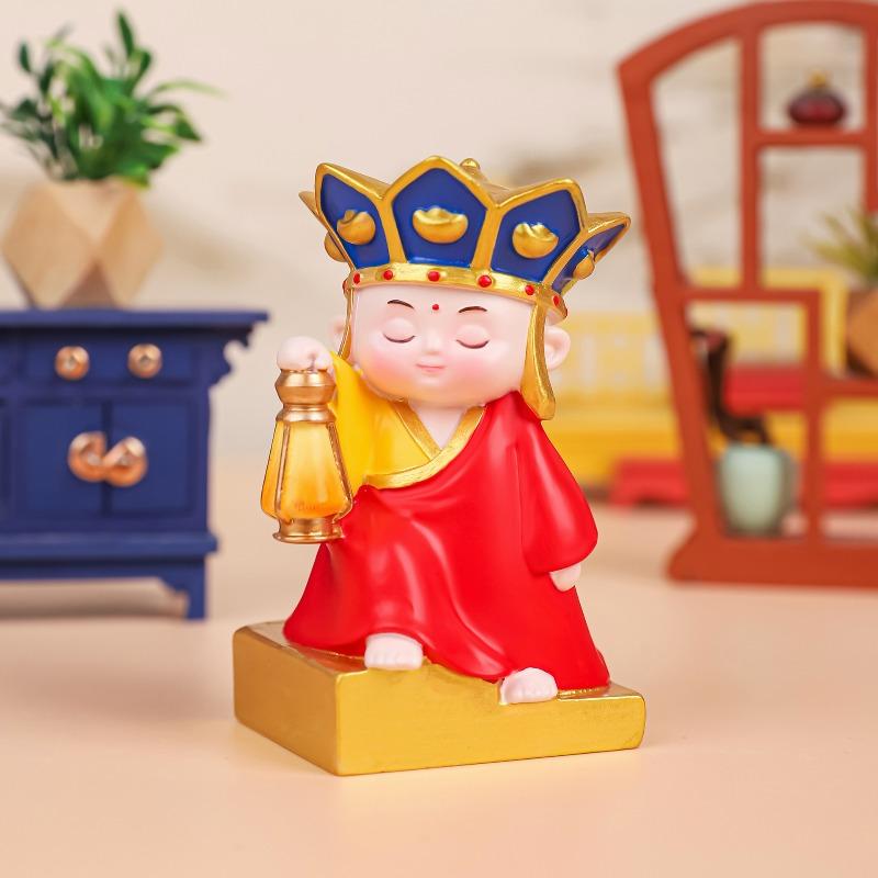 Смоляные изделия ручной работы и украшения Бодхисаттвы Ди Цзан Вана с горы Цзюхуа, Маленький монах-Будда