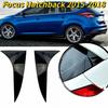 Автомобильный боковой спойлер на заднее окно для Ford Focus Hatchback 2015-2018 ABS глянцевый черный задний боковой спойлер Canard Splitter Внешние детали