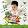 Прочная тканевая книжка Jollybaby «Хвост птицы» для младенцев