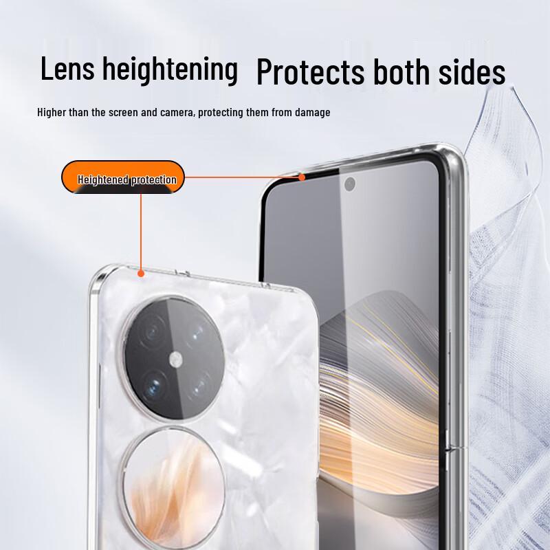 KOOLIFE Clear Protective Case for Foldable Phones