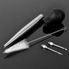 Sagit Stainless Steel Turkey Baster Baster Syringe For Cooking Meat Injector Set With 2 Marinade Needles 1 Cleaning Brush