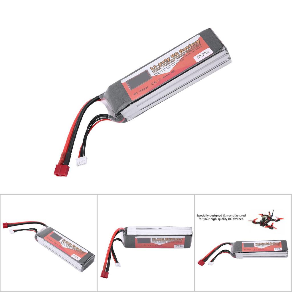 ZOP POWER 3S 11.1V 3500mAh 60C LiPo аккумулятор с T-образным разъемом (3500 мАч 60C)