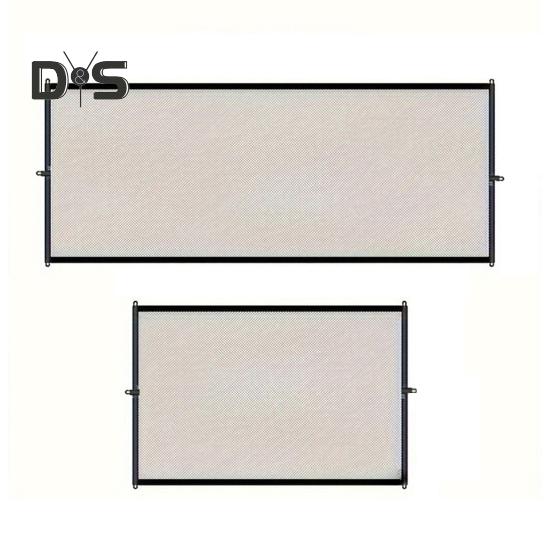 Ворота для собак, сетчатые ворота для домашних животных, ограждение для безопасности щенков и малышей с крючками для лестниц и дверных проемов дома