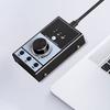 USB-ручка регулировки громкости Однокнопочное отключение звука USB-контроллер громкости для компьютера Внешняя регулировка громкости для динамиков компьютера Win/Mac OS