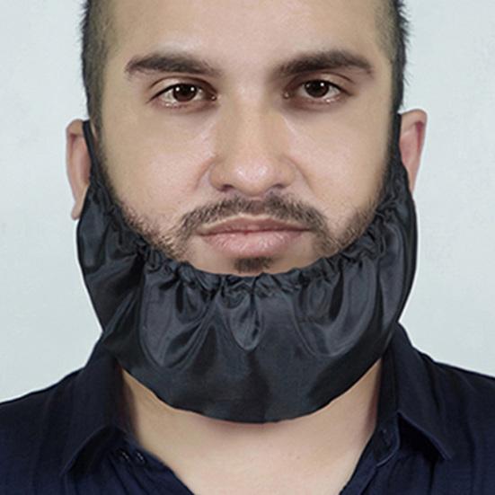 Beard Cover Super Soft Wear Resistant Polyester Adjustable Facial Beard Apron Caps Guard Bonnet for Men