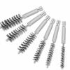 6PCS/Set Steel Wire Brush Twisted Wire Stainless Steel Cleaning Brush With Handle 1/4 Inch Hex Shank For Power Drill Impact Driver