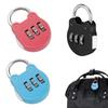 Saitrewed Padlocks, Set of 3, 3-Digit Combination Locks, Secondary Locks for Bags, Zinc Alloy, Secure, Compact, Convenient, Waterproof, Anti-Theft, Va