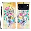 Для iPhone 17 Pro Чехол-кошелек с принтом под кожу PU, подставка, чехол для телефона с ремешком