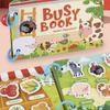 Montessori Children Busy Book My First Quiet Book Paste Early Learning Education Toys Children Matching Game For Kids 2 3 Years