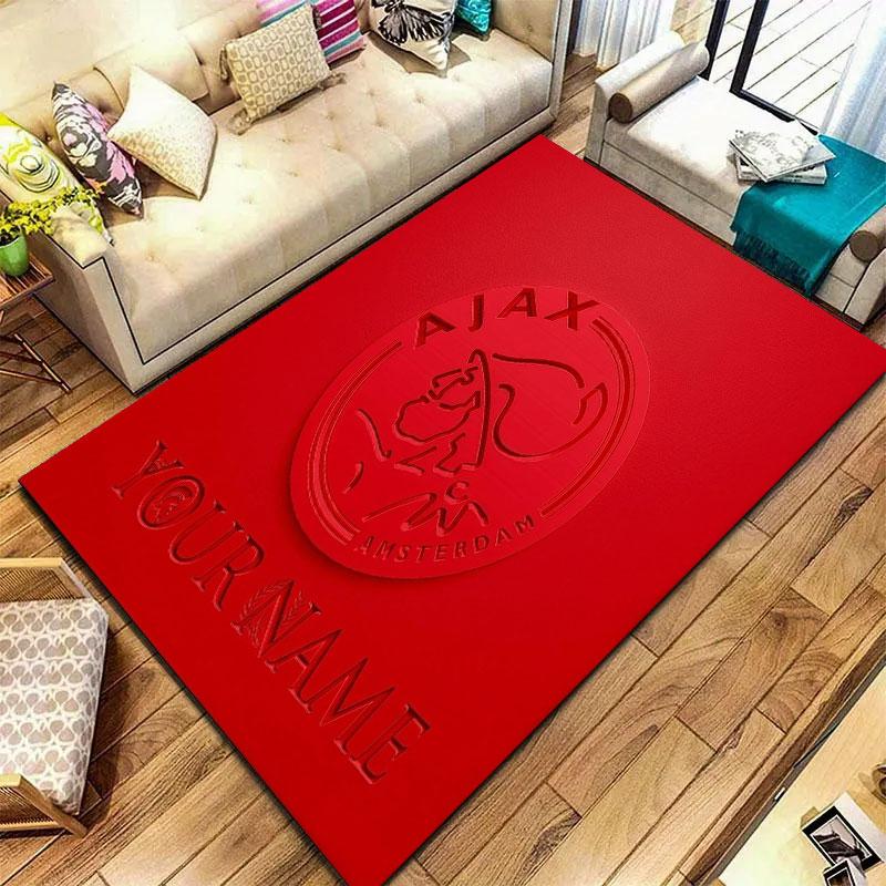 AFC Ajax Custom Name Carpet Rug for Living Room Bedroom Home Sofa Decoration,Kids play Non-slip Floor Mat