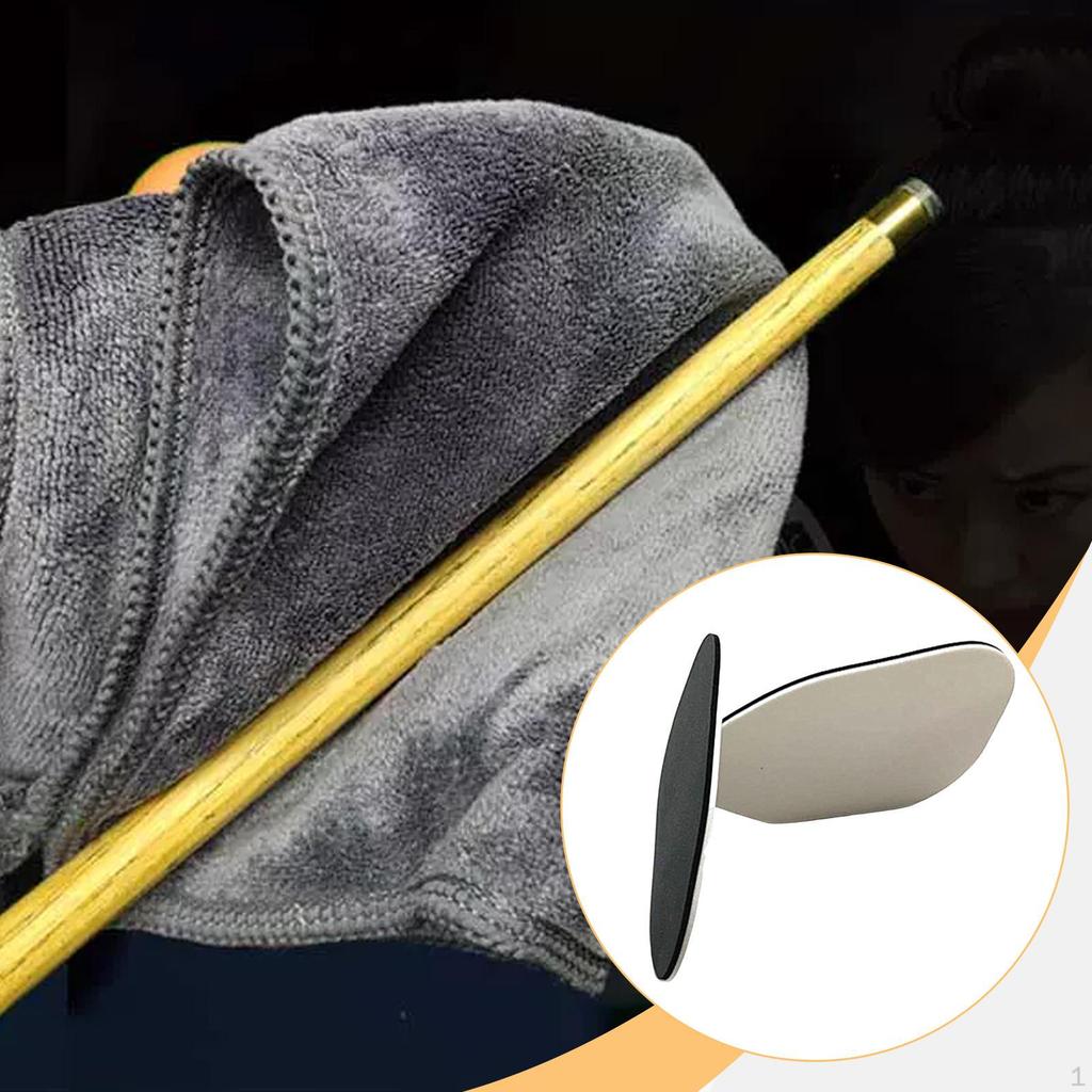 Полировщик для шафта бильярдного кия, очиститель, двухсторонний, портативный, многоразовый, губка для полировки