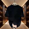 Модный бренд Мужская футболка с коротким рукавом из чистого хлопка Модная универсальная футболка с круглым вырезом для мужчин и женщин Мужская