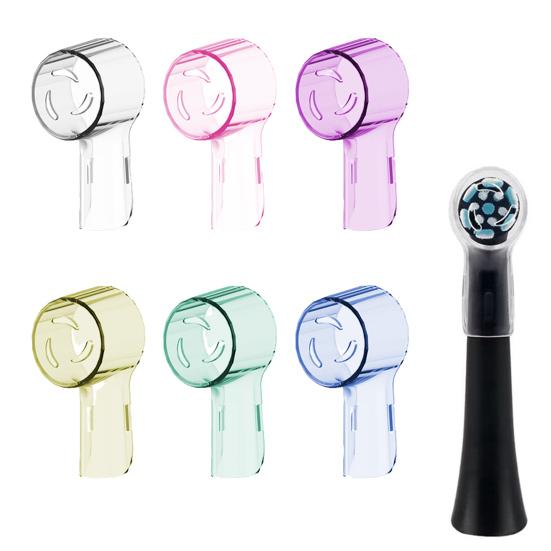 6Pcs Toothbrush Head Dustproof Covers Ventilation Hole Design Food-Grade BPA Free Reusable