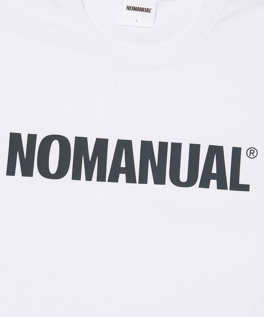 Футболка с текстовым логотипом Nomaenyueol Nm - Белый