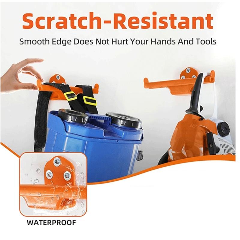 1/2Pcs Backpack Leaf Blower Hanger Backpack Sprayer Wall Mount Hanger for Hunting Pack Backpack Leaf Blower Enduring