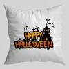 Cross Border Halloween Series Throw Pillow Cover Pumpkin Bat Castle Print Pillow Cover Home Sofa Car Cushion Cover