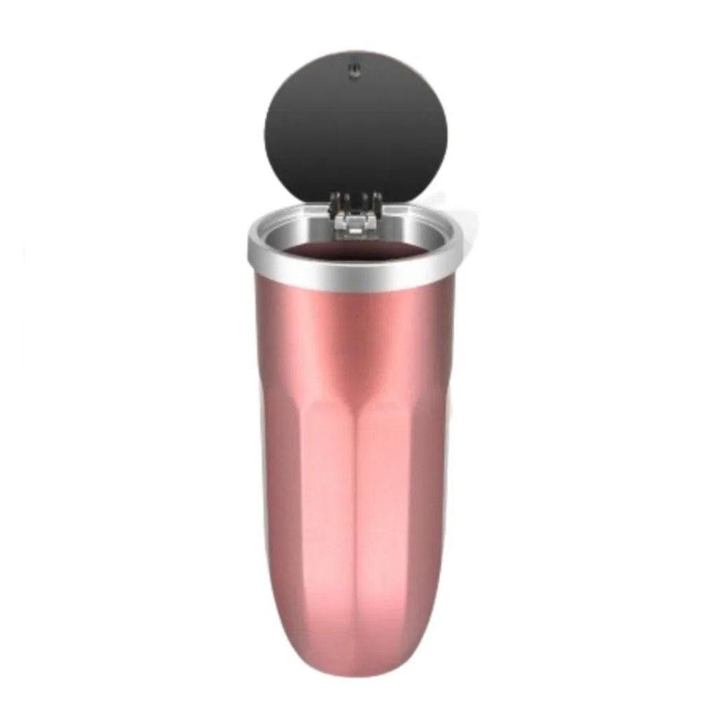 Pressing Type Car Trash Bin Can with Lid Car Interior Rubbish Bag Auto Garbage Container  for Auto