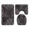 Мраморный текстурированный туалетный трехкомпонентный напольный коврик придверный коврик ковер для ванной комнаты