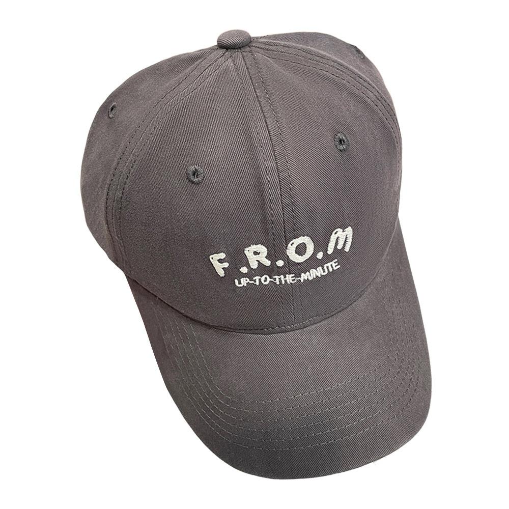 Embroidered Sun Hat Show Face Small Duck Tongue Cap Fashion Baseball Hat