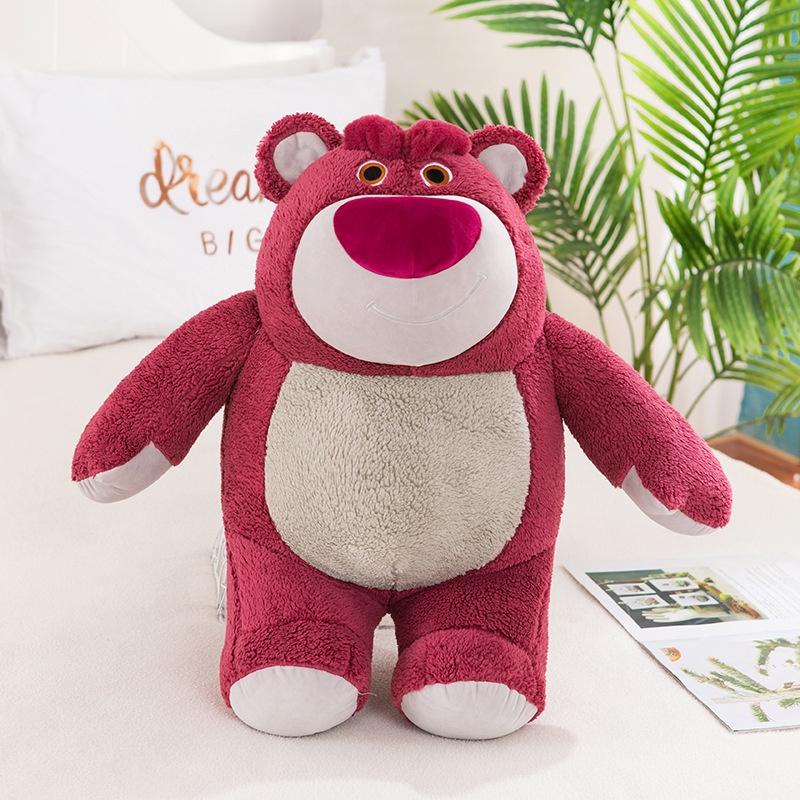 New Arrival Strawberry Bear Plushie Fluffy Teddy Bear Toy For Children