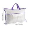 with Zipper Pillow Storage Bag Non-woven Tote Bag  for Storing Pillows and Blankets