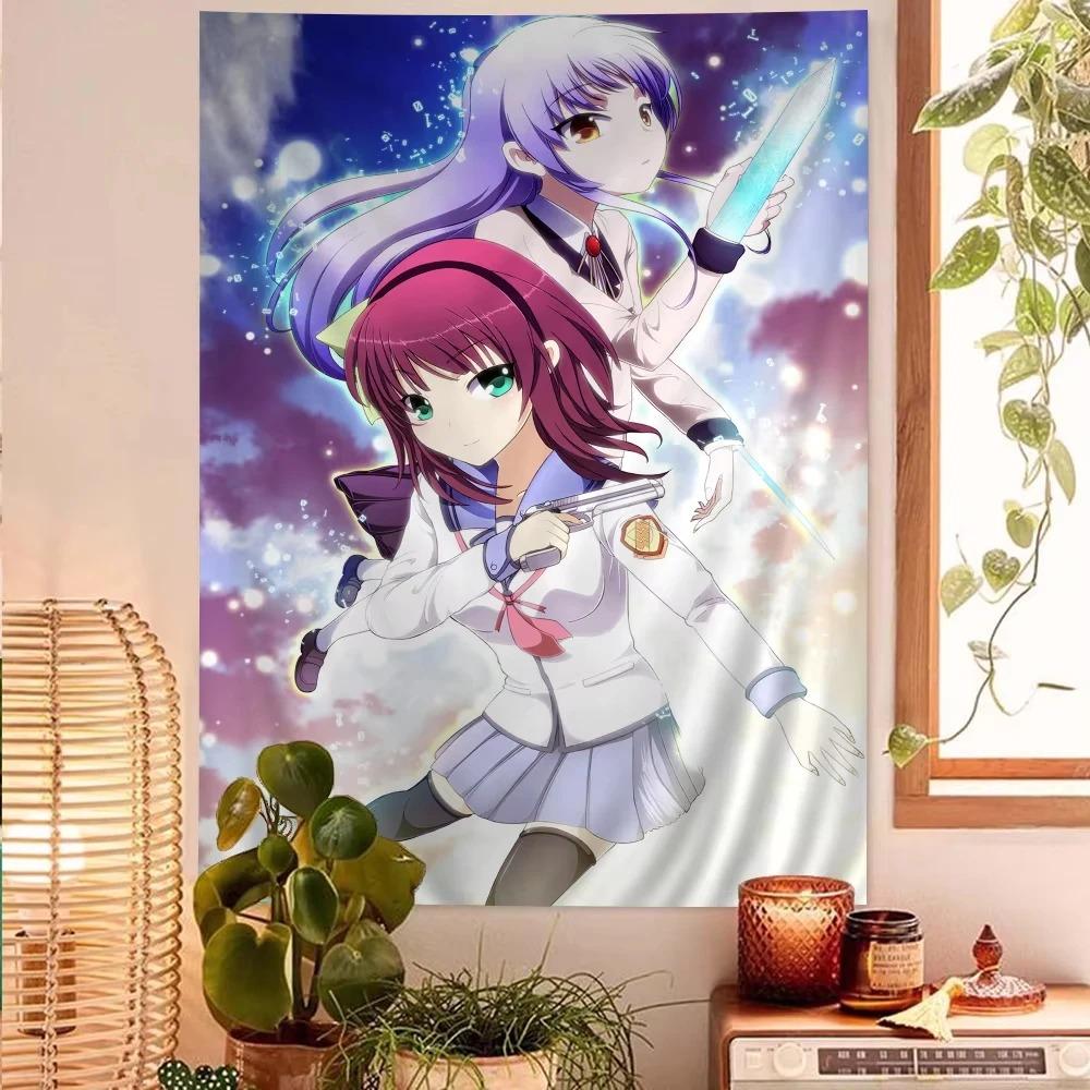 Angel Beats Канадэ Японский Аниме Гобелен Комната в общежитии Японский Гобелен Домашний Гобелен для комнаты в общежитии