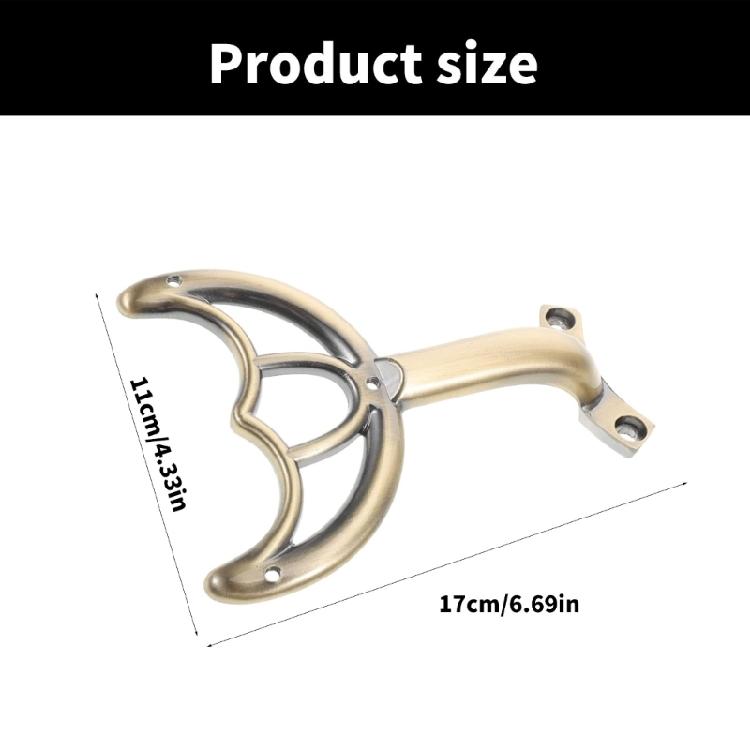 Gold Zinc Alloy Ceiling Fan Arm Arm Holder Support Modern Design, For Various Decoration Styles, Easy Angles Adjustment