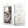 Guess Flower Magsafe - Etui Iphone 14 Pro (Czarny)