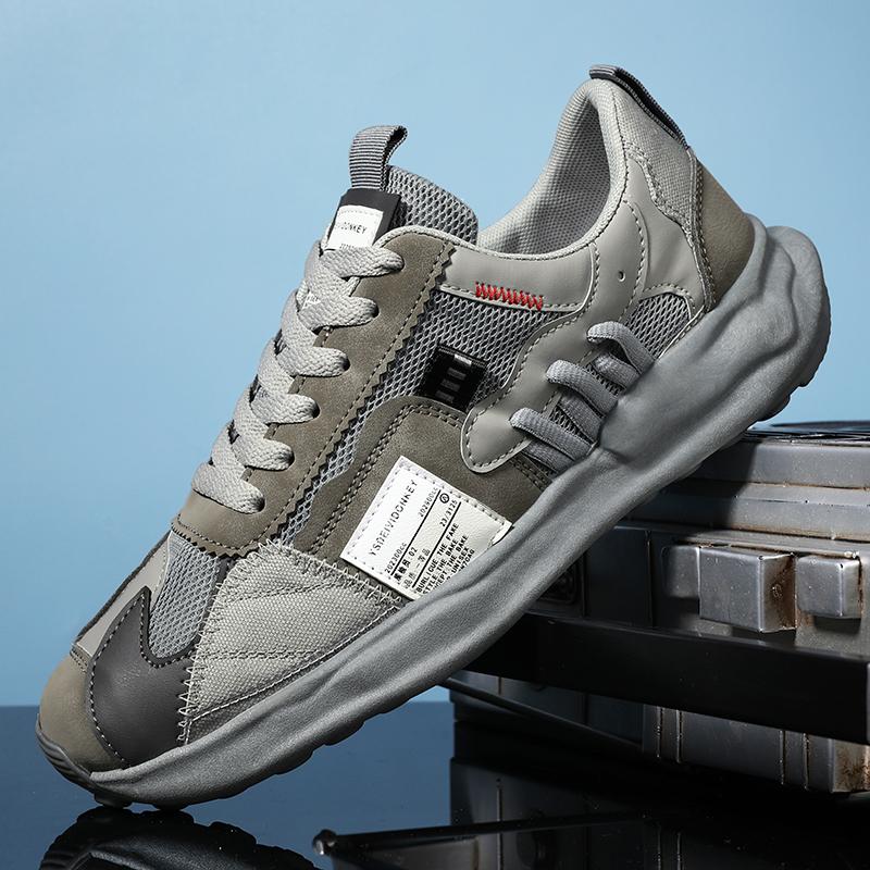 Модные мужские повседневные кроссовки для бега, мужские осенние новые спортивные кроссовки, классические повседневные кроссовки с толстой подошвой из сетчатого материала, мужские кроссовки