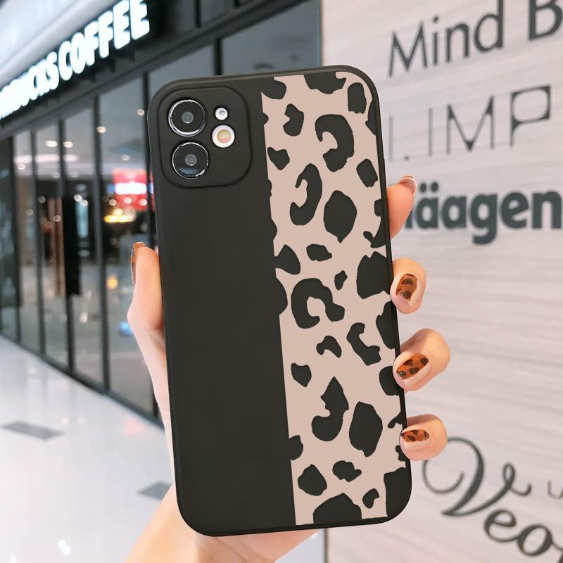 Защита объектива камеры для Samsung Galaxy A 51 A32 A50 Redmi 9C Note9 iPhone 11, чехол для iPhone 12 Pro Max 6S 7P 8 Plus, окрашенный в леопардовый цвет