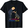 My Doberman Supports Trump Gift Doberman Pinscher T-Shirt Unisex T-Shirt