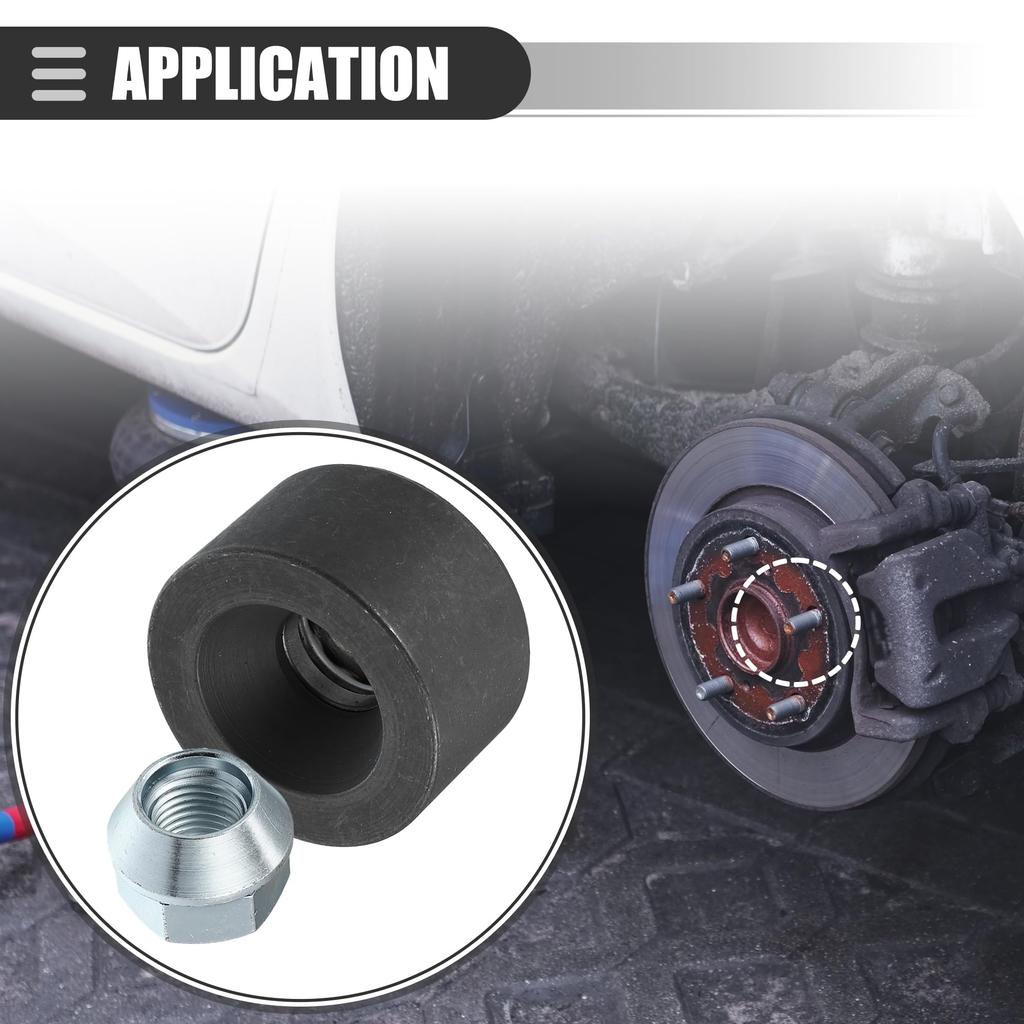 uxcell Wheel Stud Installer Tool Wheel Bolt Installer Universal Iron with 19.5mm Hex Wheel