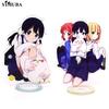 Anime Tamako Love Story Figures Stand Model Plate Tamako Ooji Mochizou Double Sided Acrylic Standee Holder Desk Decor Kids
