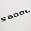 3D ABS Car Letters Logo S500L S600L Badge Sticker Emblem Decals For Mercedes Benz S Class S500L S600L V221 V222 Tail Accessories GX2