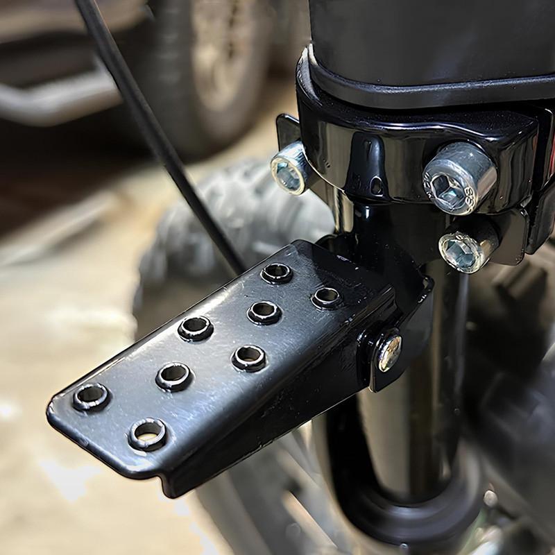 1 пара складных подножек для мотоциклов в стиле ретро, амортизирующие педали, универсальные, подходят для квадроциклов, UTV, картингов, квадроциклов
