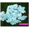 140-Heads Artificial Flowers Cherry Blossoms Wedding Arch Decorate Fake Flower Silk Hydrangea White Branch Home Decor