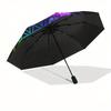 Chakra Balance Mandala: Vibrant Energy Healing ArtworkUmbrella, Portable 3-Fold Umbrella for Men & Women,Christmas Gift ES185