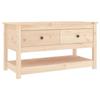 VidaXL Table basse 102x49x55 cm Bois massif de pin 820921