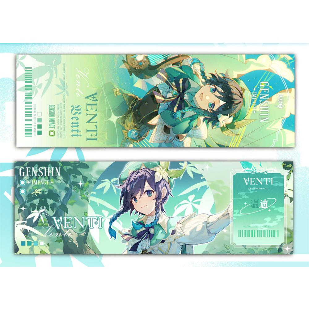 Genshin Impact, коллекционные карты, игры, закладки, Furina Neuvillette, Wriothesley Laser, двусторонний билет, аниме, карта Таро, подарок