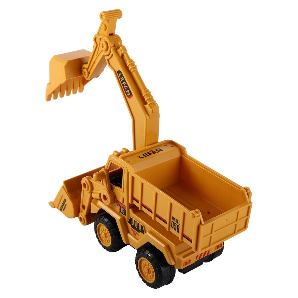 Vehicles Toy Engineering Car Toy Yellow Children Excavator Toy Dump Truck Model Toy  Parent-child
