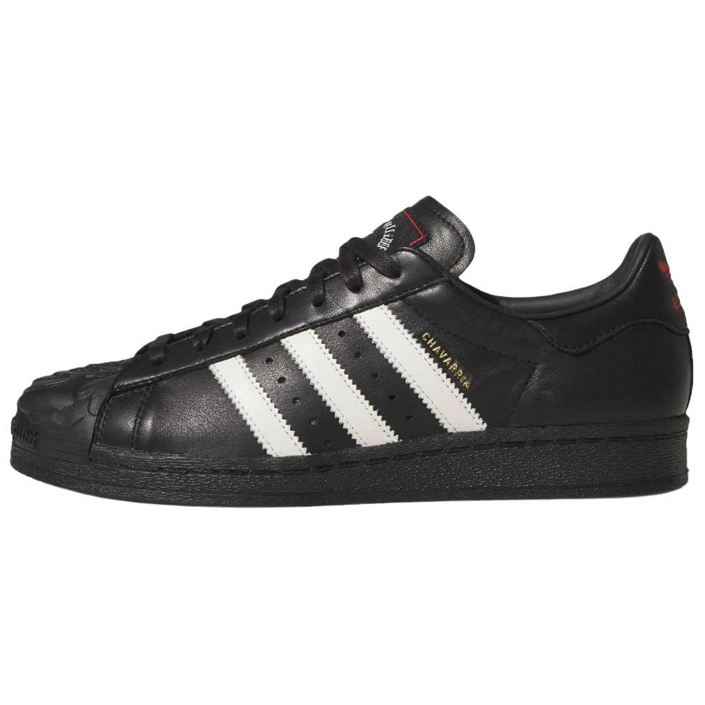 Willy Chavarria x adidas Superstar Черный/Белый Унисекс Кроссовки Off-White Красный KI5156
