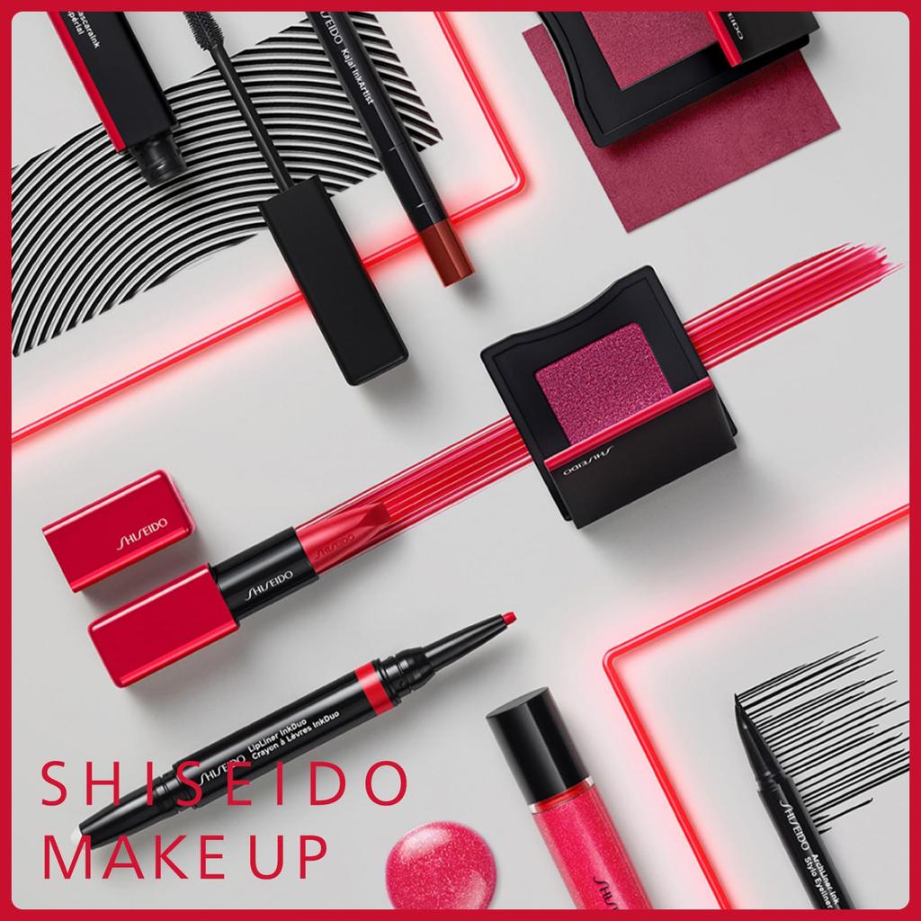 SHISEIDO Makeup Techno Satin Gel Lipstick 415 Short Circuit Gloss Stick Type High Color Moisturizing Shiseido Official Store 3.3g Lipstick/Gub