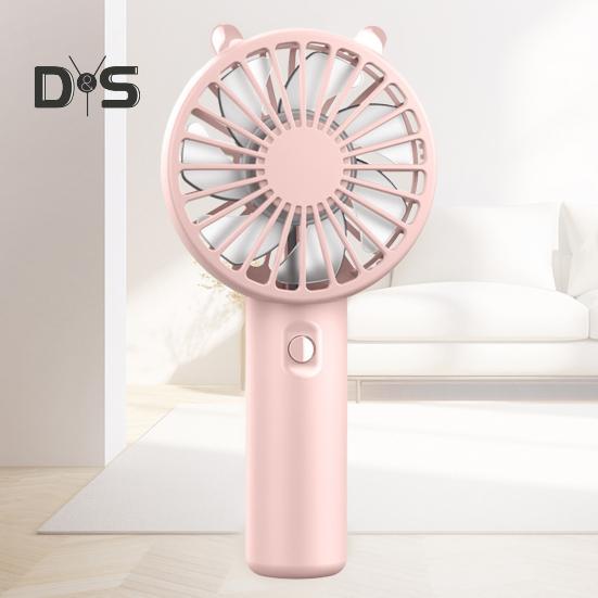 Портативный небольшой вентилятор с 3 настройками скорости Мощный воздушный поток Низкий уровень шума Карманный вентилятор с перезаряжаемой батареей USB