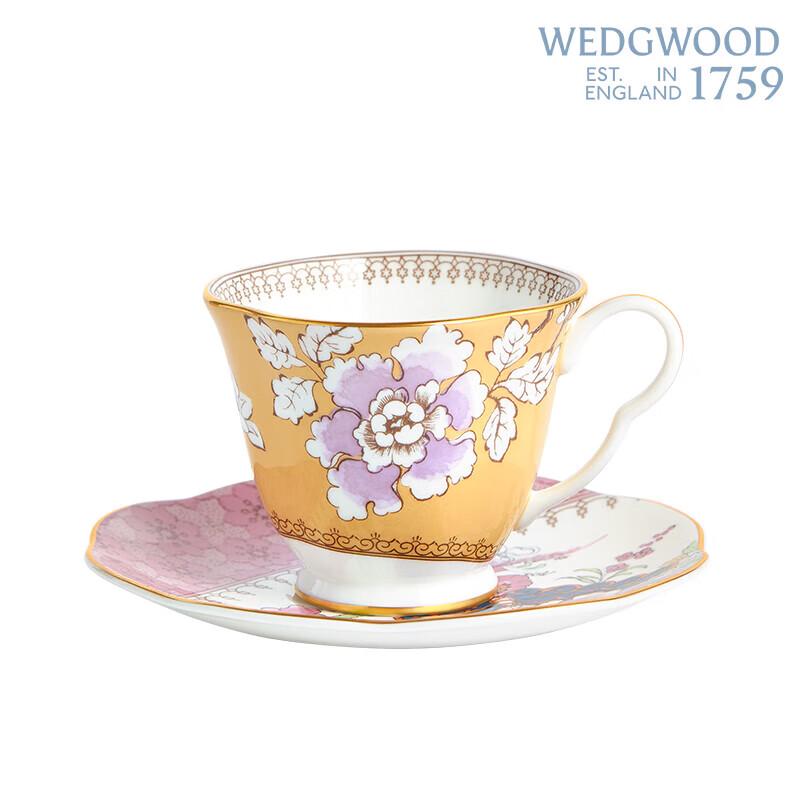 Wedgwood Кофейная чашка с блюдцем "Цветущая бабочка" Желтая