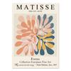 Abstract Matisse Line Face Coral Leaves Wall Art Canvas Painting Nordic Posters Prints Wall Pictures For Living Room Home Decor