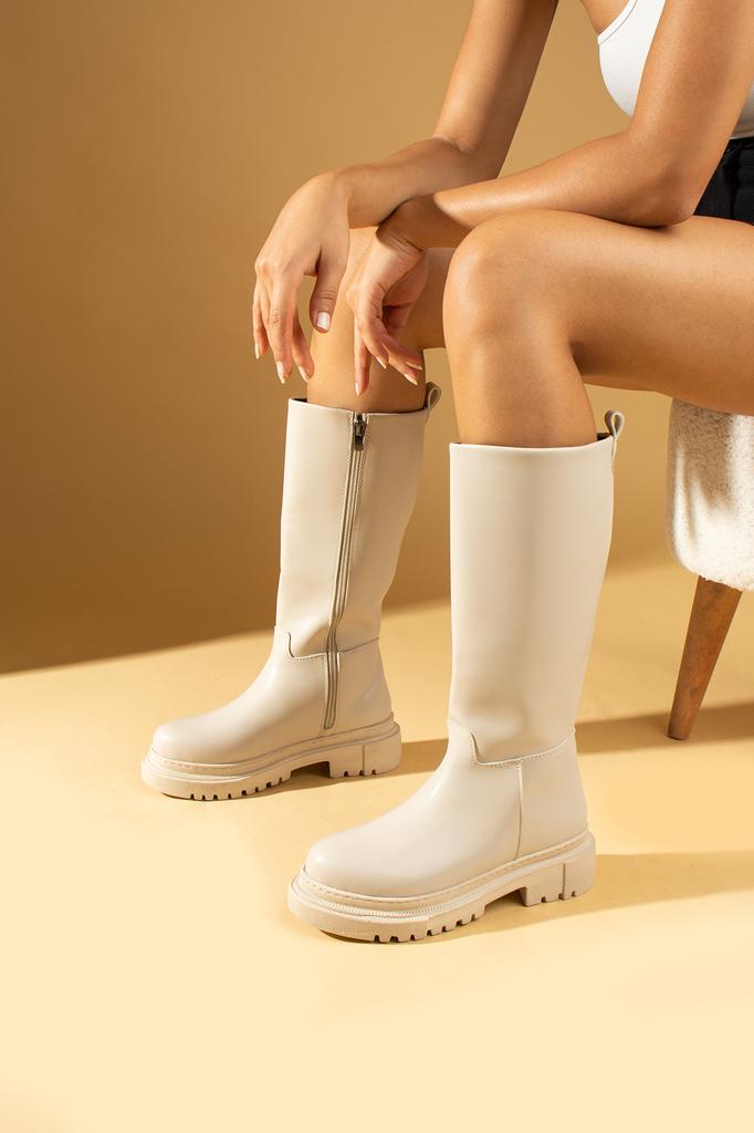 Комфортные женские ботинки на молнии с нескользящей подошвой 018-950-23