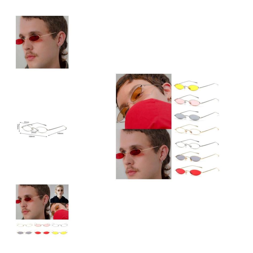Модные ретро-очки для женщин с классической маленькой овальной оправой и универсальным дизайном