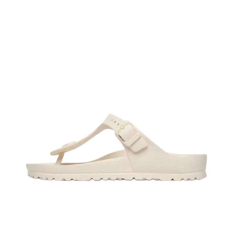 Birkenstock Gizeh Unisex Minimalist Comfort Wear-resistant Flip Flops White 1031278