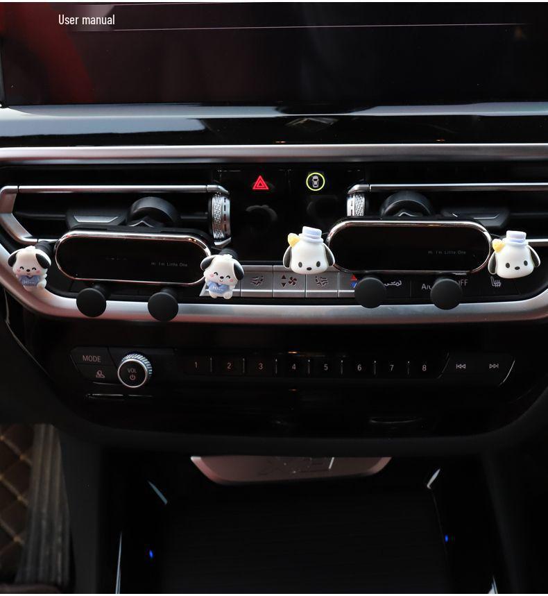 Милый держатель для телефона на вентиляционное отверстие автомобиля в виде девочки-утки